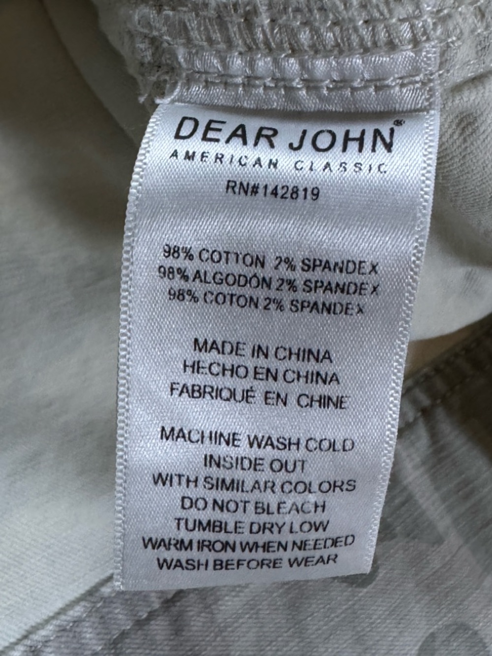 Dear John Light Gray Camouflage Utility Jacket Women’s Size Small NEW - Picture 14 of 14
